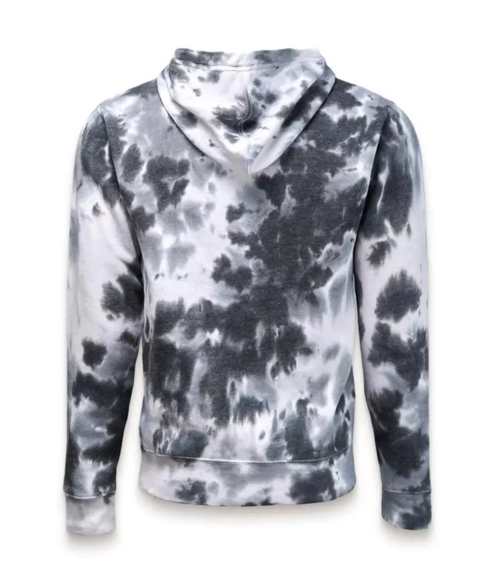 New Nayked Apparel Women'S Oversized Soft Washed Tie Dye Fleece Hoodie