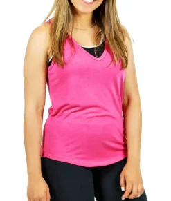 New Nayked Apparel Women'S Ridiculously Soft Lightweight Flowy V-Neck Tank Top