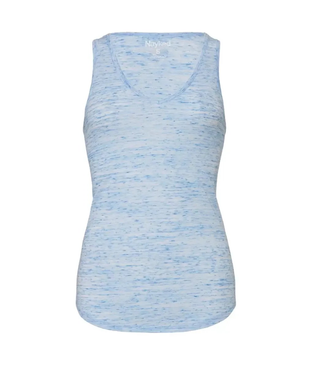 New Nayked Apparel Women'S Ridiculously Soft Lightweight Flowy V-Neck Tank Top