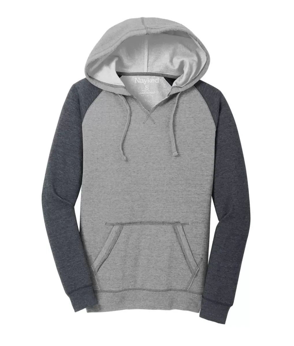 New Nayked Apparel Women'S Ridiculously Soft Raglan Fleece Hoodie