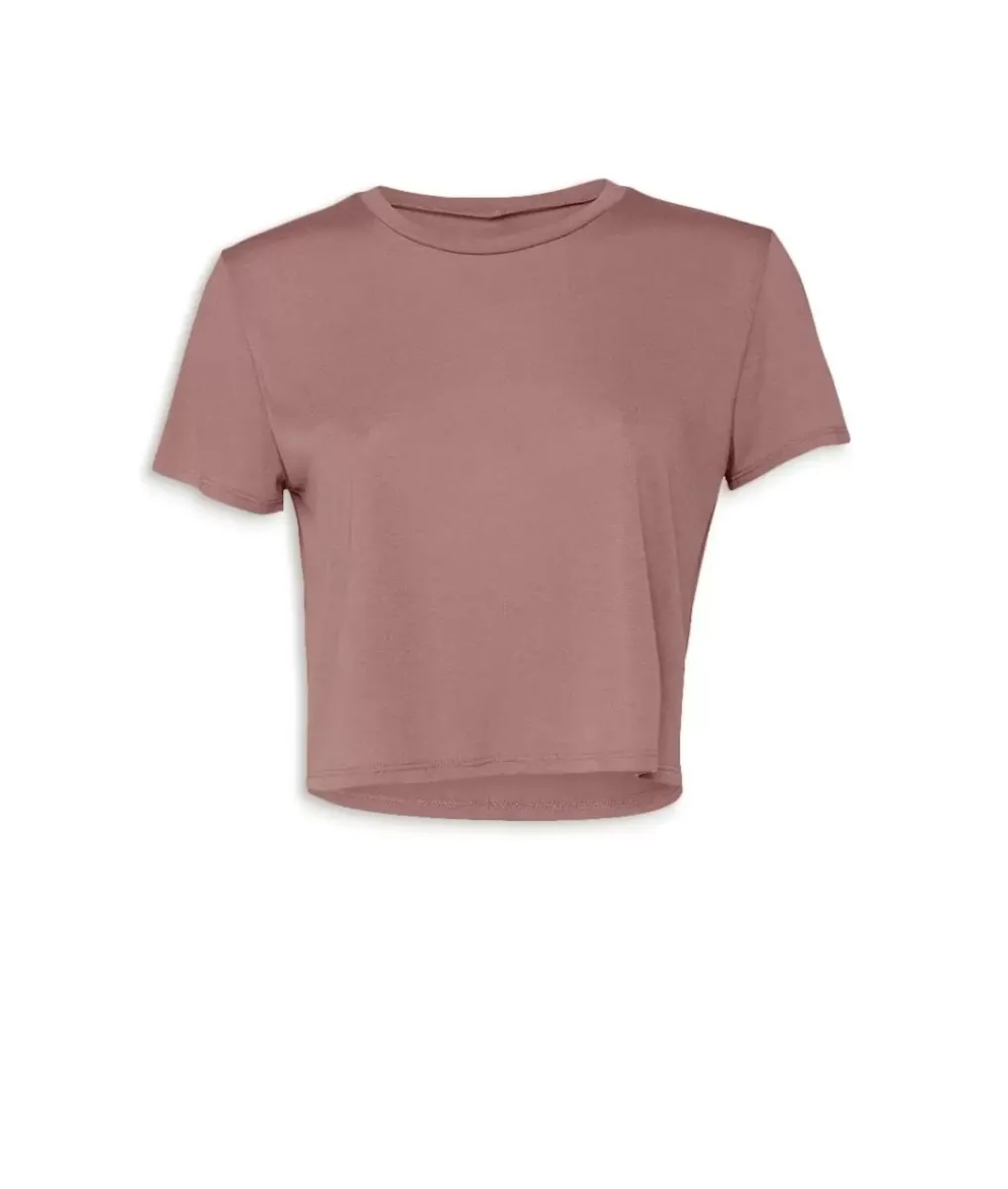 Clearance Nayked Apparel Women'S Ridiculously Soft Cropped Breezy Tee