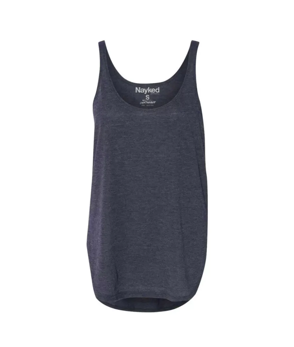 Hot Nayked Apparel Women'S Ridiculously Soft Lightweight Flowy Tank Top With Side Slits
