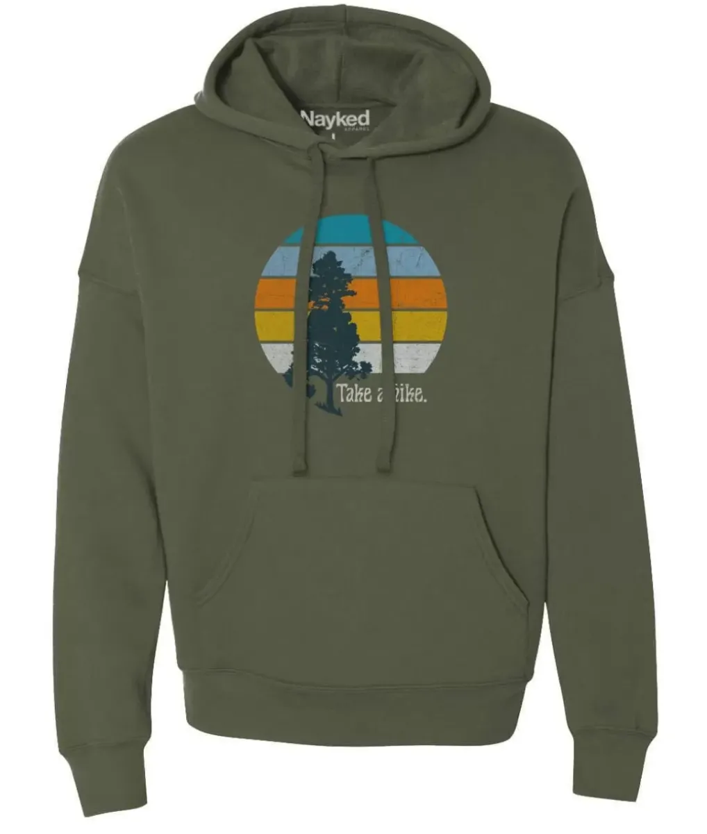 Fashion Nayked Apparel Women'S Ridiculously Soft Graphic Oversized Pullover Sweatshirt | Take A Hike