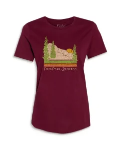 Sale Nayked Apparel Women'S Ridiculously Soft Graphic Tee | Pike'S Peak