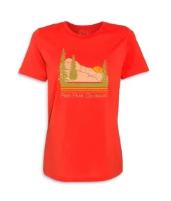 Sale Nayked Apparel Women'S Ridiculously Soft Graphic Tee | Pike'S Peak
