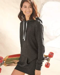 Online Nayked Apparel Women'S Ridiculously Soft Hooded Sweatshirt Dress