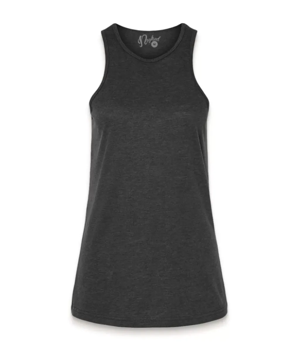 Discount Nayked Apparel Women'S Ridiculously Soft Recycled Racerneck Tank