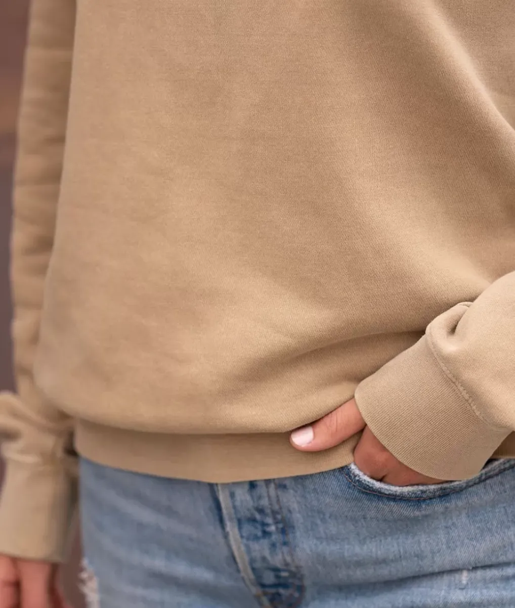 New Nayked Apparel Women'S Ridiculously Soft Oversized Pigment-Dyed Sweatshirt