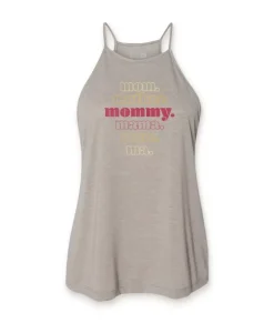 Discount Nayked Apparel Women'S Ridiculously Soft High Neck Graphic Tank | Mommy