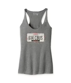 Hot Nayked Apparel Women'S Ridiculously Soft Lightweight Racerback Graphic Tank | 614 Cbus
