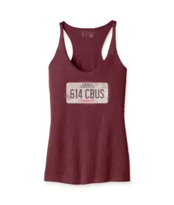 Hot Nayked Apparel Women'S Ridiculously Soft Lightweight Racerback Graphic Tank | 614 Cbus
