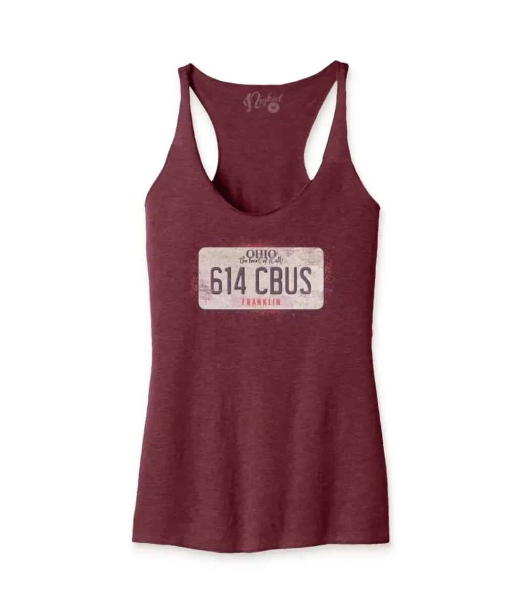 Hot Nayked Apparel Women'S Ridiculously Soft Lightweight Racerback Graphic Tank | 614 Cbus