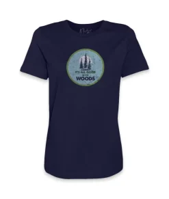 Online Nayked Apparel Women'S Ridiculously Soft Graphic Tee | All Good In The Woods