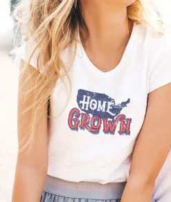 Best Nayked Apparel Women'S Ridiculously Soft Lightweight Graphic Tee | Homegrown