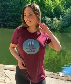 Online Nayked Apparel Women'S Ridiculously Soft Graphic Tee | All Good In The Woods