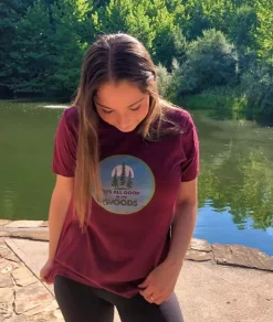 Online Nayked Apparel Women'S Ridiculously Soft Graphic Tee | All Good In The Woods