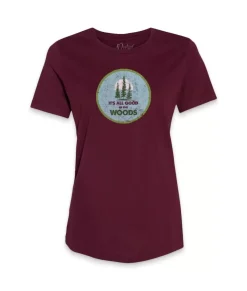 Online Nayked Apparel Women'S Ridiculously Soft Graphic Tee | All Good In The Woods