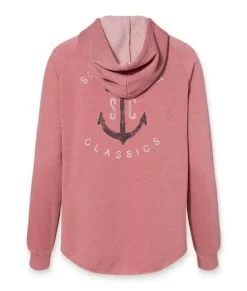 Online Nayked Apparel Women'S Ridiculously Soft Graphic California Wave Wash Full Zip Hoodie | Sc Anchor