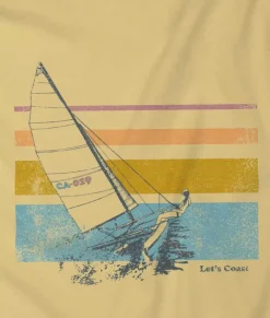 Clearance Nayked Apparel Women'S Ridiculously Soft Midweight Graphic Tee | Let'S Coast