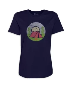 Clearance Nayked Apparel Women'S Ridiculously Soft Graphic Tee | Campfire