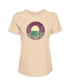 Clearance Nayked Apparel Women'S Ridiculously Soft Graphic Tee | Campfire
