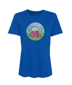 Clearance Nayked Apparel Women'S Ridiculously Soft Graphic Tee | Campfire