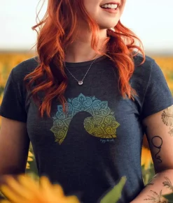 Clearance Nayked Apparel Women'S Ridiculously Soft Midweight Graphic Tee | Enjoy The Ride