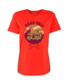 Best Nayked Apparel Women'S Ridiculously Soft Graphic Tee | Road Trip