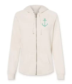 Sale Nayked Apparel Women'S Ridiculously Soft Graphic California Wave Wash Full Zip Hoodie | Sc Anchor