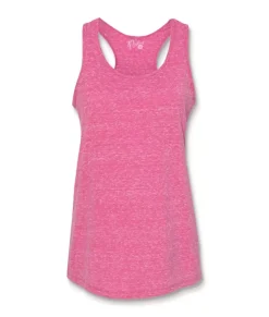 Outlet Nayked Apparel Women'S Ridiculously Soft Snow Heather Racerback Tank Top