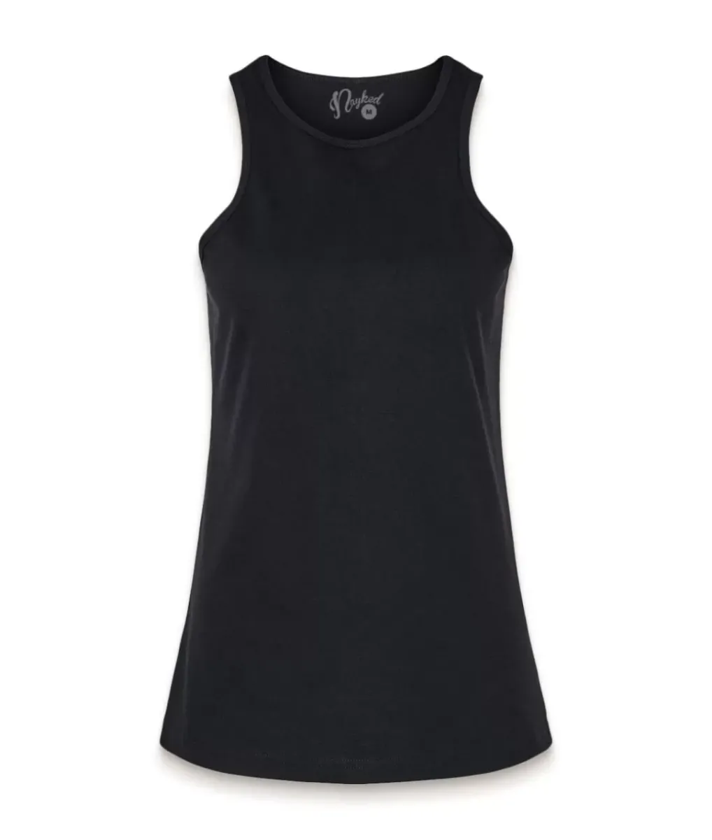 Fashion Nayked Apparel Women'S Ridiculously Soft Recycled Racerneck Tank