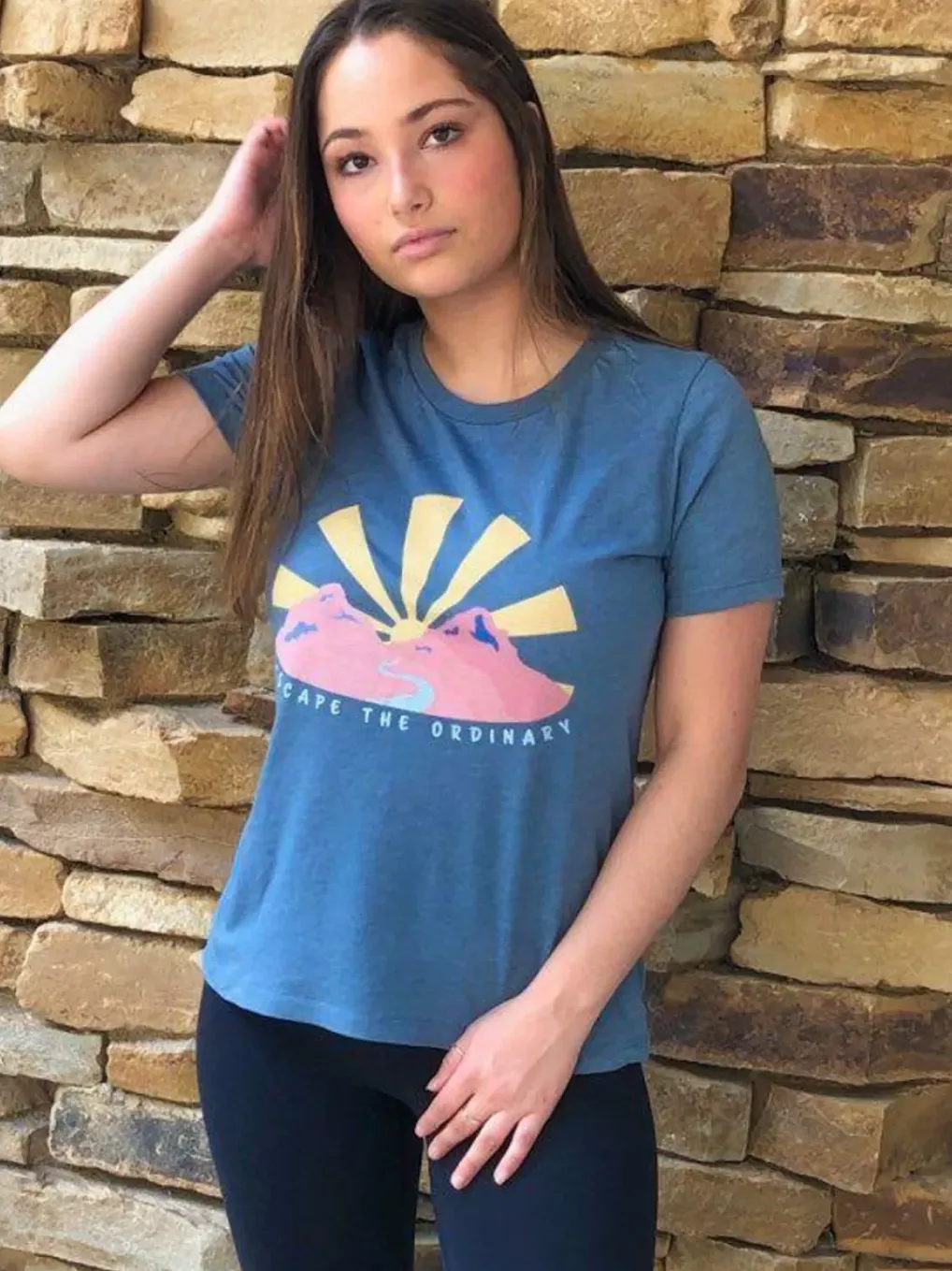 Fashion Nayked Apparel Women'S Ridiculously Soft Midweight Graphic Tee | Escape The Ordinary