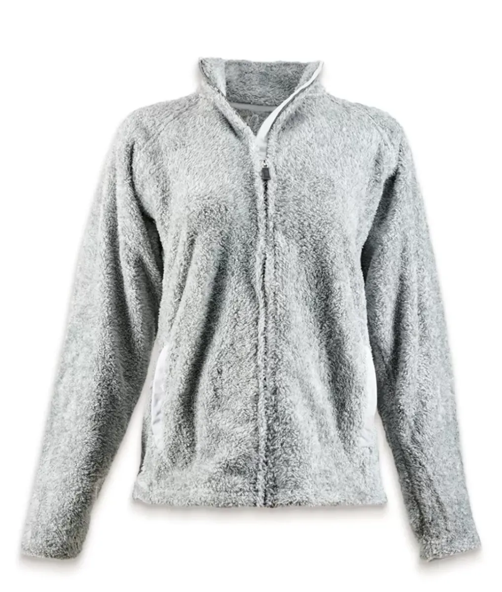 Hot Nayked Apparel Women'S Ridiculously Soft Shag Sherpa Full-Zip Jacket