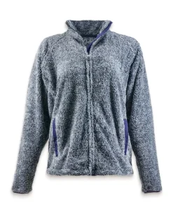 Hot Nayked Apparel Women'S Ridiculously Soft Shag Sherpa Full-Zip Jacket