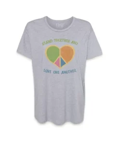 Outlet Nayked Apparel Women'S Ridiculously Soft Oversized Graphic Tee | Stand Together And Love One Another
