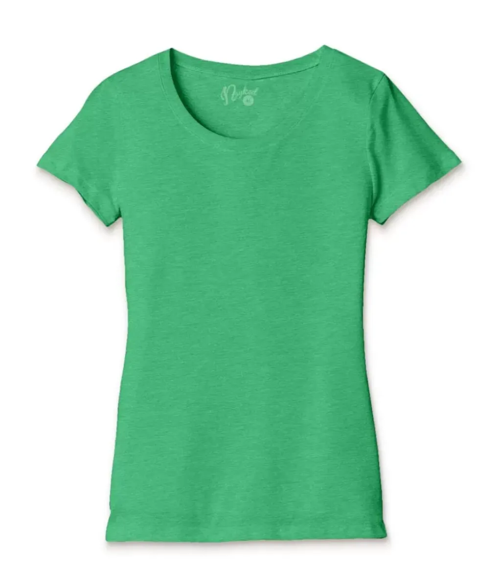Clearance Nayked Apparel Women'S Ridiculously Soft Lightweight Scoop-Neck T-Shirt