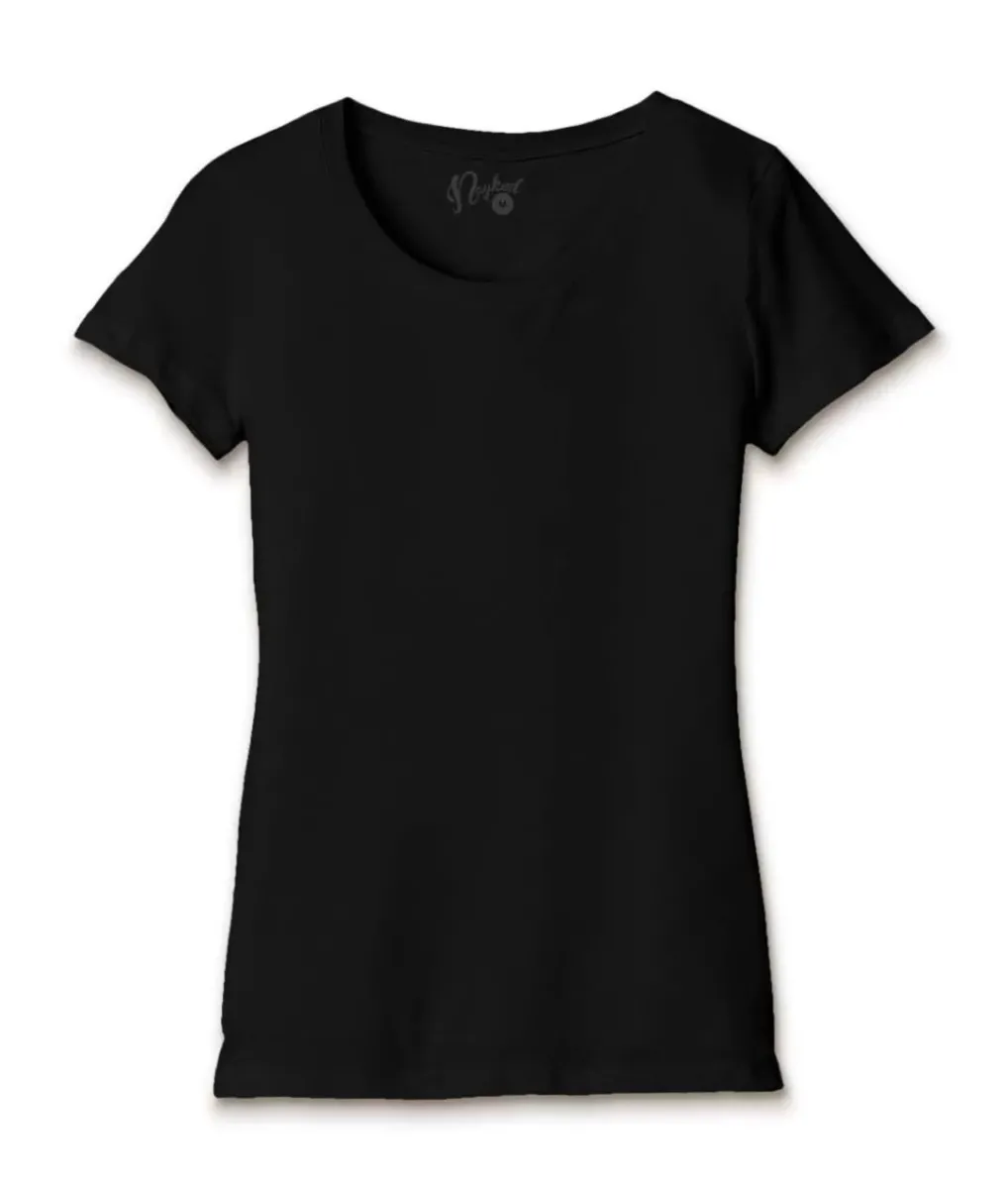 Clearance Nayked Apparel Women'S Ridiculously Soft Lightweight Scoop-Neck T-Shirt