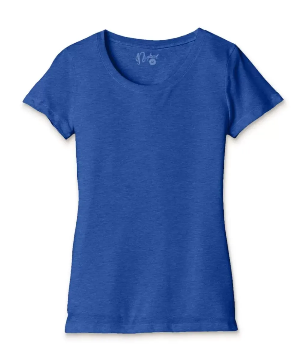 Clearance Nayked Apparel Women'S Ridiculously Soft Lightweight Scoop-Neck T-Shirt