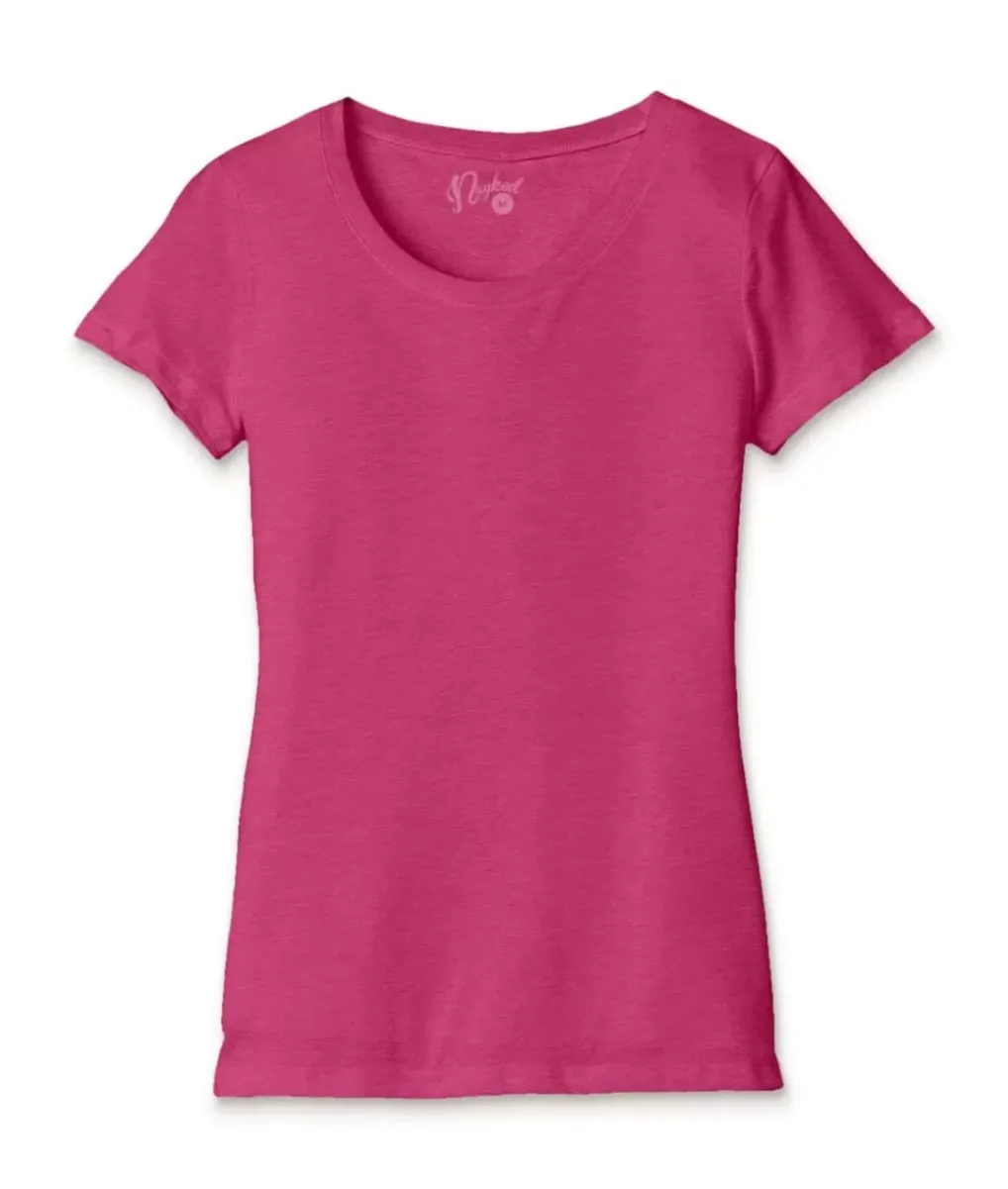 Clearance Nayked Apparel Women'S Ridiculously Soft Lightweight Scoop-Neck T-Shirt