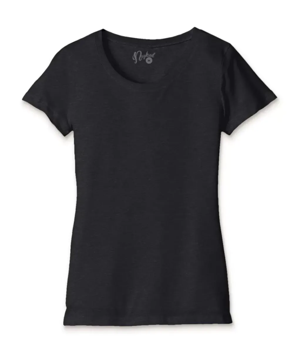 Clearance Nayked Apparel Women'S Ridiculously Soft Lightweight Scoop-Neck T-Shirt