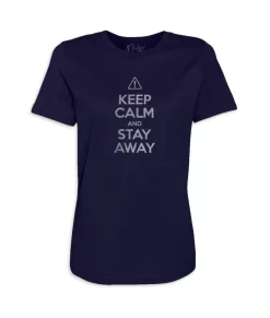 Hot Nayked Apparel Women'S Ridiculously Soft 100% Cotton Graphic Tee | Keep Calm And Stay Away