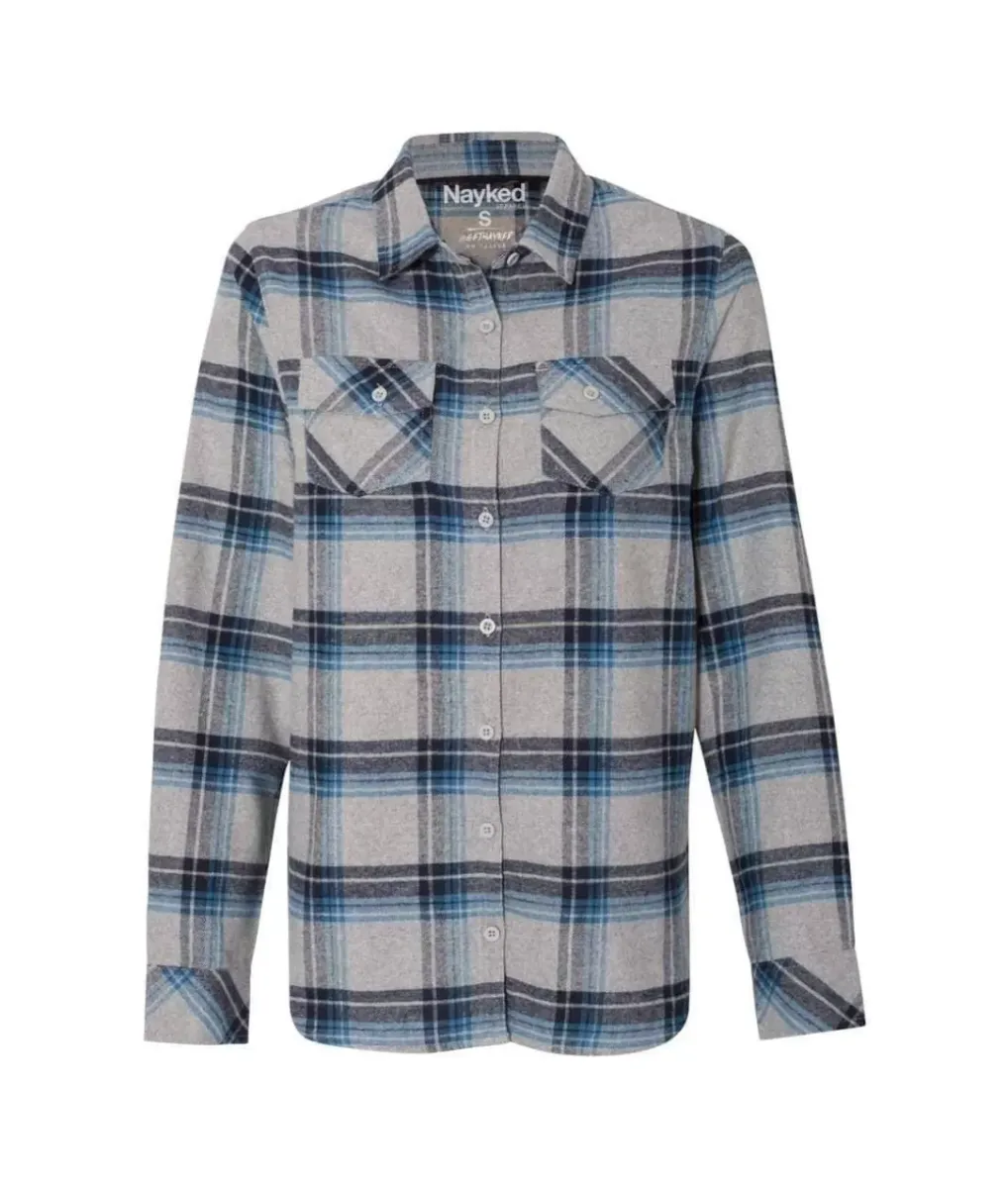 Outlet Nayked Apparel Women'S Ridiculously Soft Flannel Boyfriend Shirt