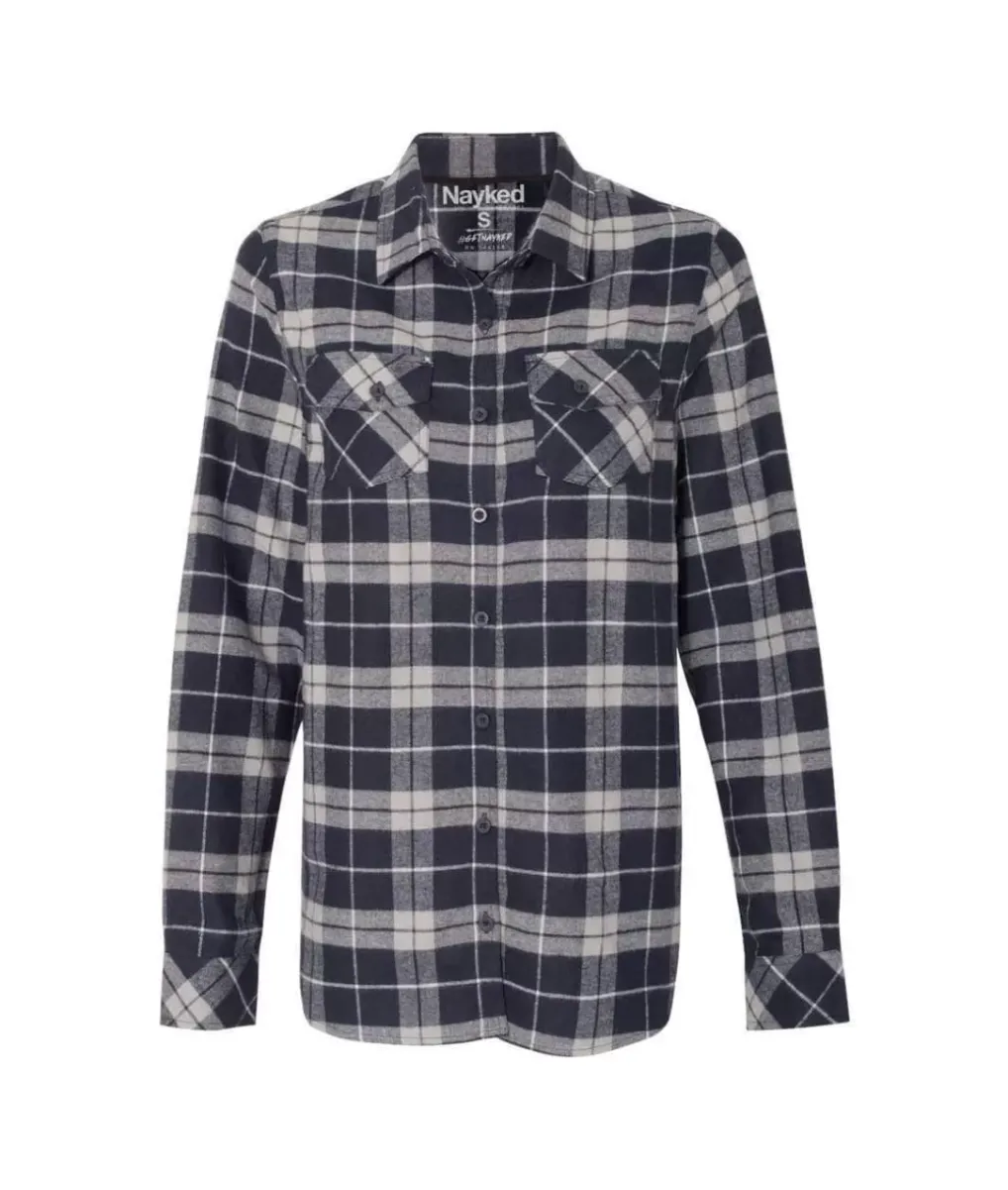 Outlet Nayked Apparel Women'S Ridiculously Soft Flannel Boyfriend Shirt