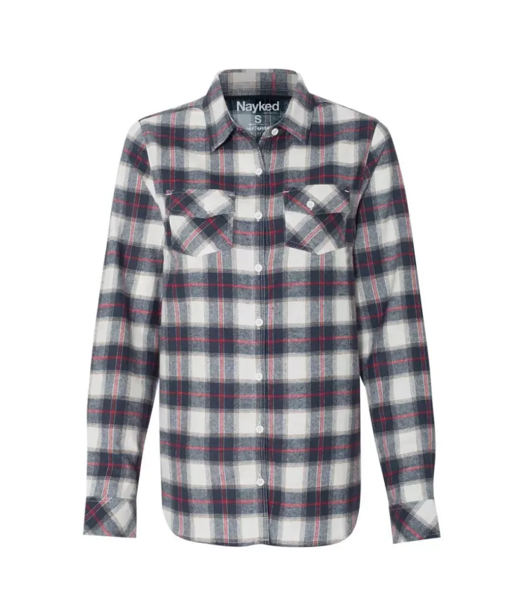 Outlet Nayked Apparel Women'S Ridiculously Soft Flannel Boyfriend Shirt