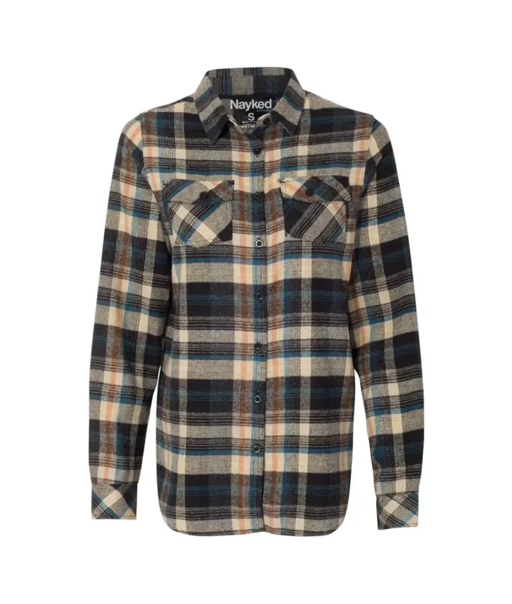 Outlet Nayked Apparel Women'S Ridiculously Soft Flannel Boyfriend Shirt