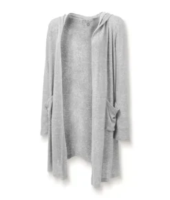 Online Nayked Apparel Women'S Ridiculously Soft Cuddle Fleece Lounge Cardigan Oxford
