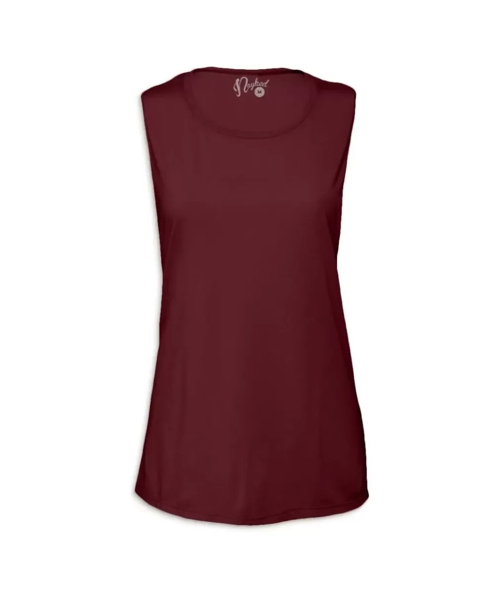 Sale Nayked Apparel Women'S Ridiculously Soft Scoop Muscle Tank