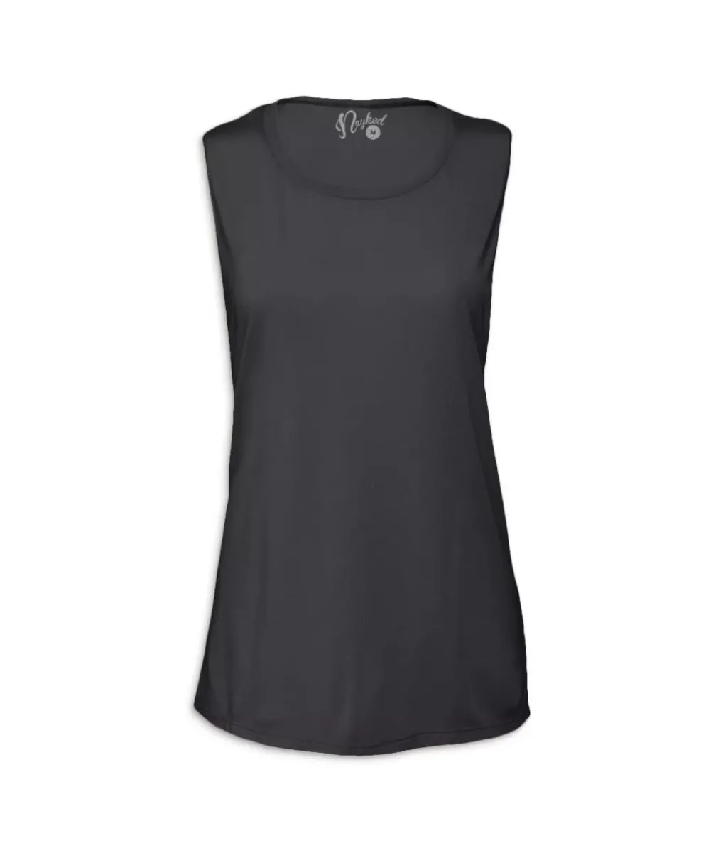Sale Nayked Apparel Women'S Ridiculously Soft Scoop Muscle Tank