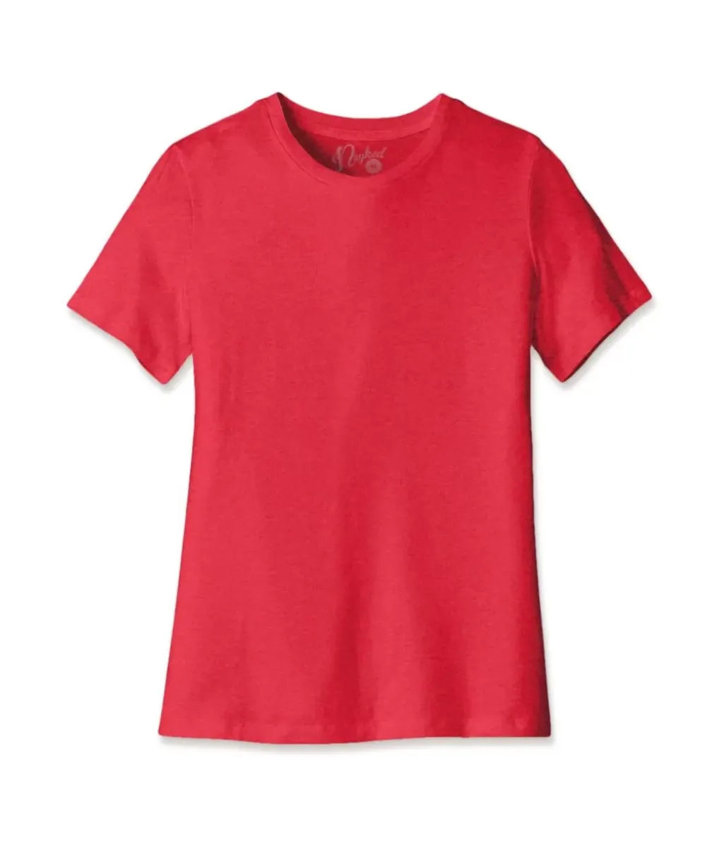 Sale Nayked Apparel Women'S Ridiculously Soft Relaxed Fit Midweight T-Shirt