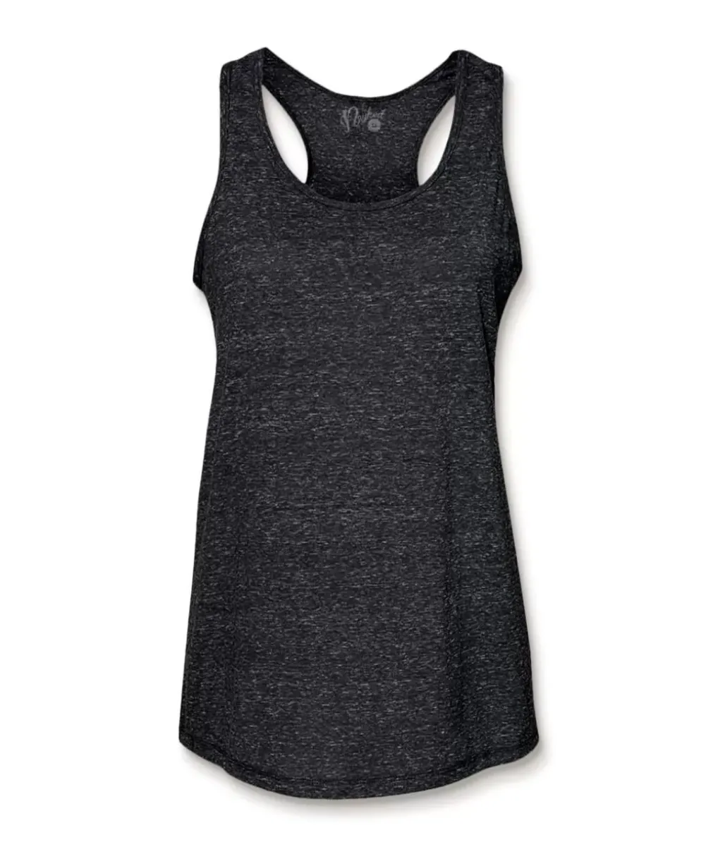 Hot Nayked Apparel Women'S Ridiculously Soft Snow Heather Racerback Tank Top